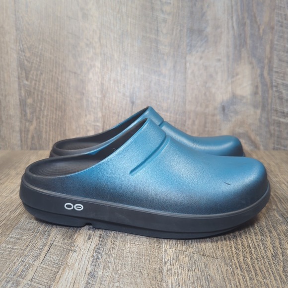OOFOS Unisex OOcloog Slip On Comfort Shoe Clog Recovery Women's 8 /Men's 6 Blue - Picture 2 of 14
